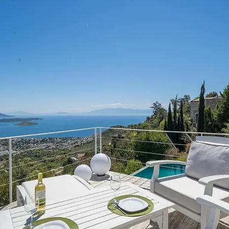 Villa 5Br Villa With Private Pool And Aegean Views Bodrum