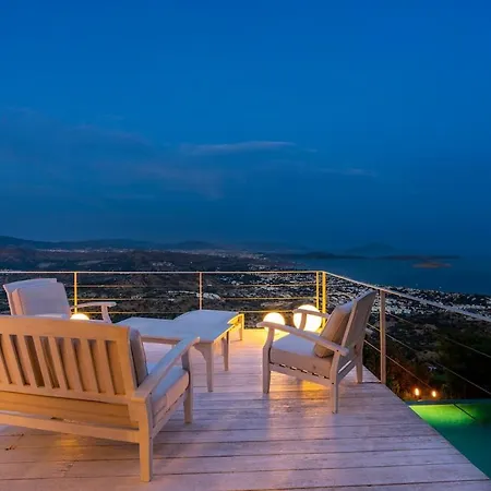 Villa 5Br Villa With Private Pool And Aegean Views